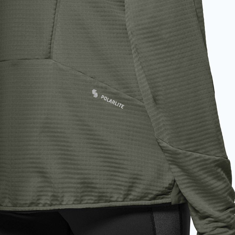 Kurtka przeciwwiatrowa damska Salewa Pedroc Polarlite Wind Hood faded green 6
