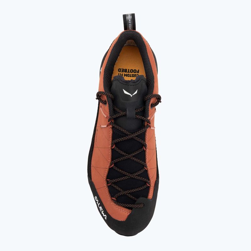 Buty podejściowe damskie Salewa Wildfire Leather 2 GTX etruscan red/black 5