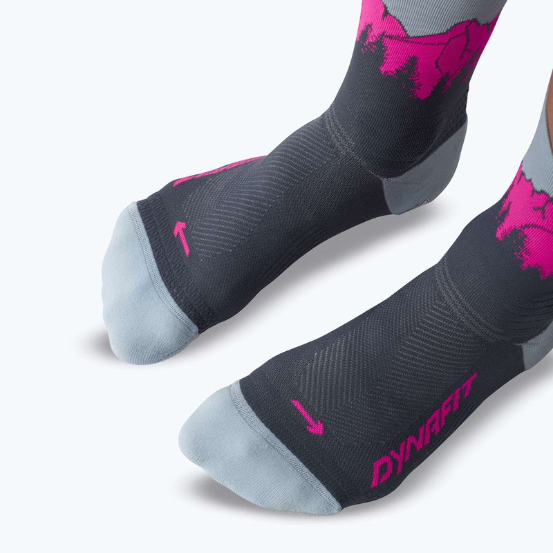 Skarpety DYNAFIT Traverse Crew cinder pink glo/6070 8