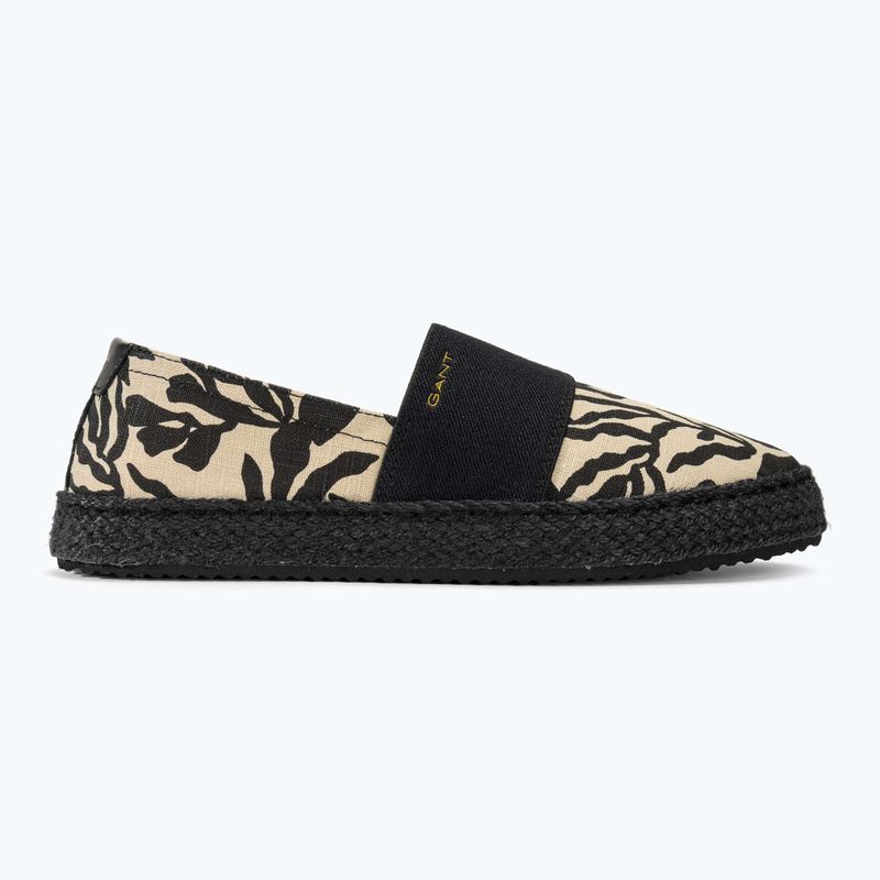 Buty damskie GANT Raffiaville dry sand/black 2