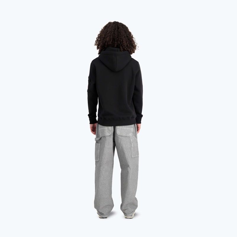 Bluza męska Alpha Industries Puff Print Hoodie black 3