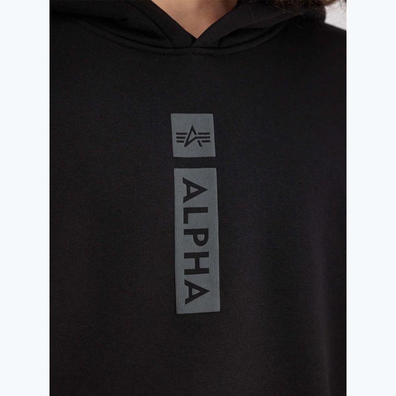 Bluza męska Alpha Industries Puff Print Hoodie black 5