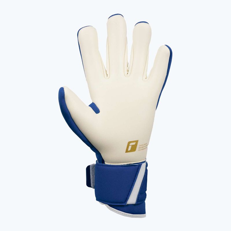 Rękawice bramkarskie Reusch Arrow Gold X true blue/gold 8