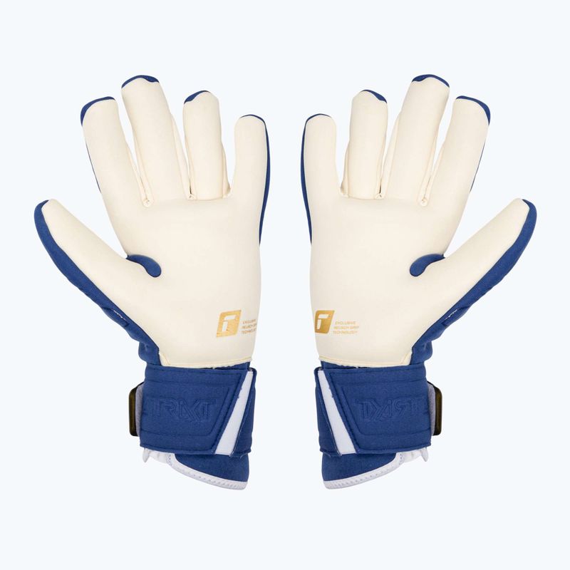 Rękawice bramkarskie Reusch Arrow Gold X true blue/gold 2