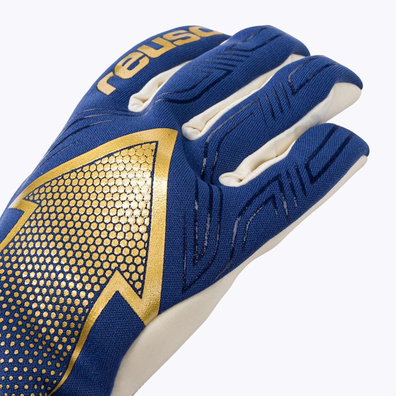 Rękawice bramkarskie Reusch Arrow Gold X true blue/gold 3
