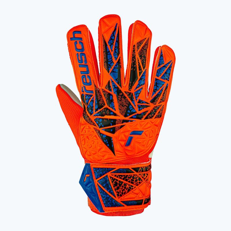 Rękawice bramkarskie Reusch Attrakt Starter Grip hyper orng/elec blue 2