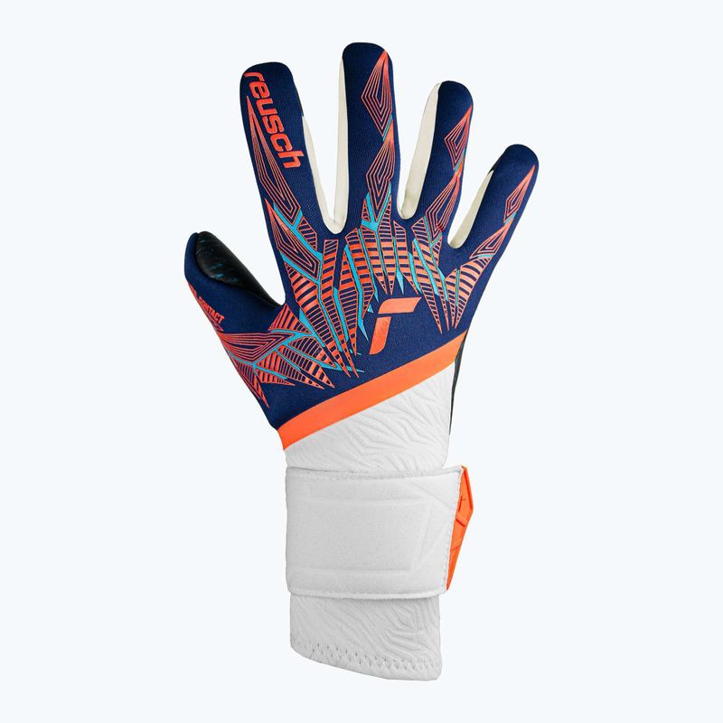 Rękawice bramkarskie Reusch Pure Contact Fusion premium blue/electric orange/black 2