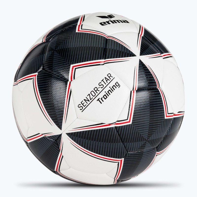 Piłka do piłki nożnej ERIMA Senzor Star Training black/grey rozmiar 5 2
