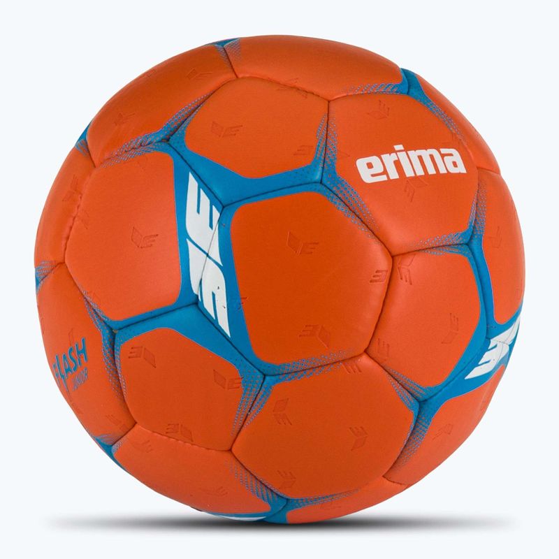Piłka do piłki ręcznej ERIMA Flash Junior orange/blue rozmiar 0 2
