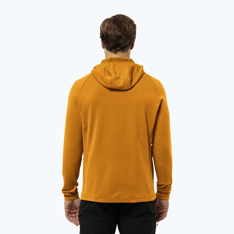 Bluza polarowa męska Jack Wolfskin Kolbenberg Hooded Fz safflower 2