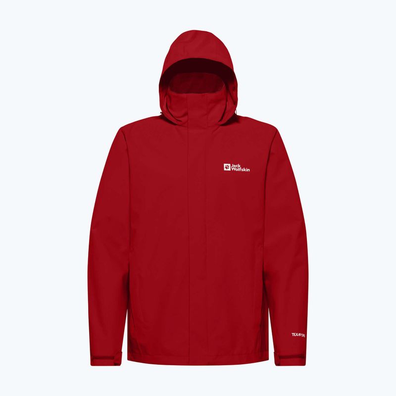 Kurtka przeciwdeszczowa męska Jack Wolfskin Trailtime 2L adrenaline red 8
