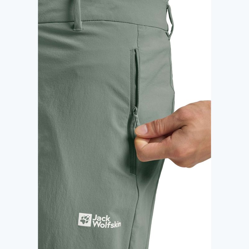 Spodnie trekkingowe męskie Jack Wolfskin Hikeout slate green 5
