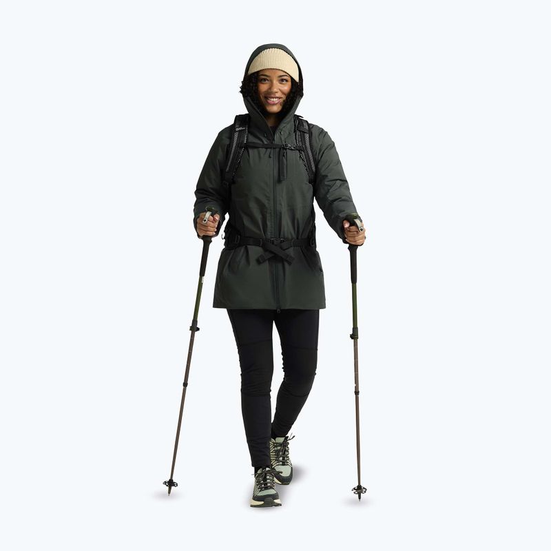 Kurtka puchowa damska Jack Wolfskin Icecape 2L Down Ins Rds slate green 2