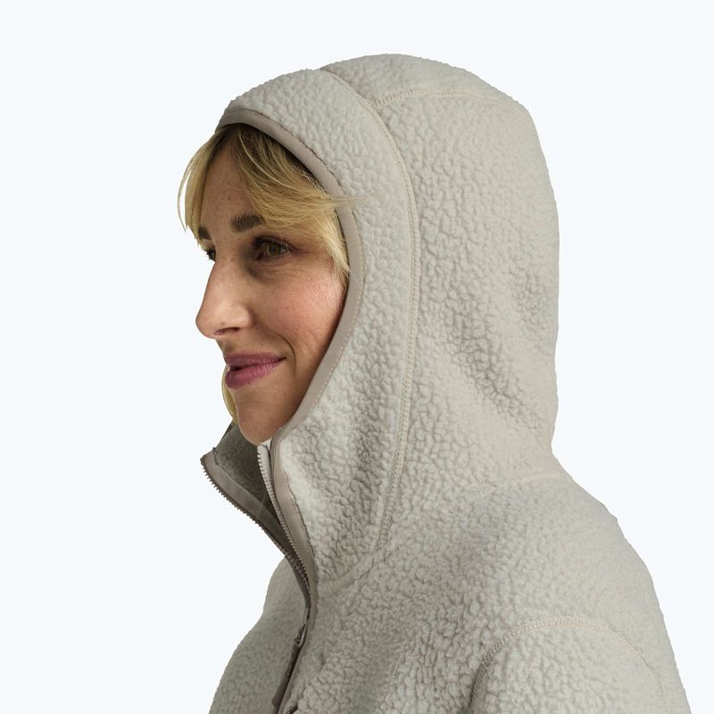 Bluza polarowa damska Jack Wolfskin Cradle Mountain Pile Full Zip pale sand 4