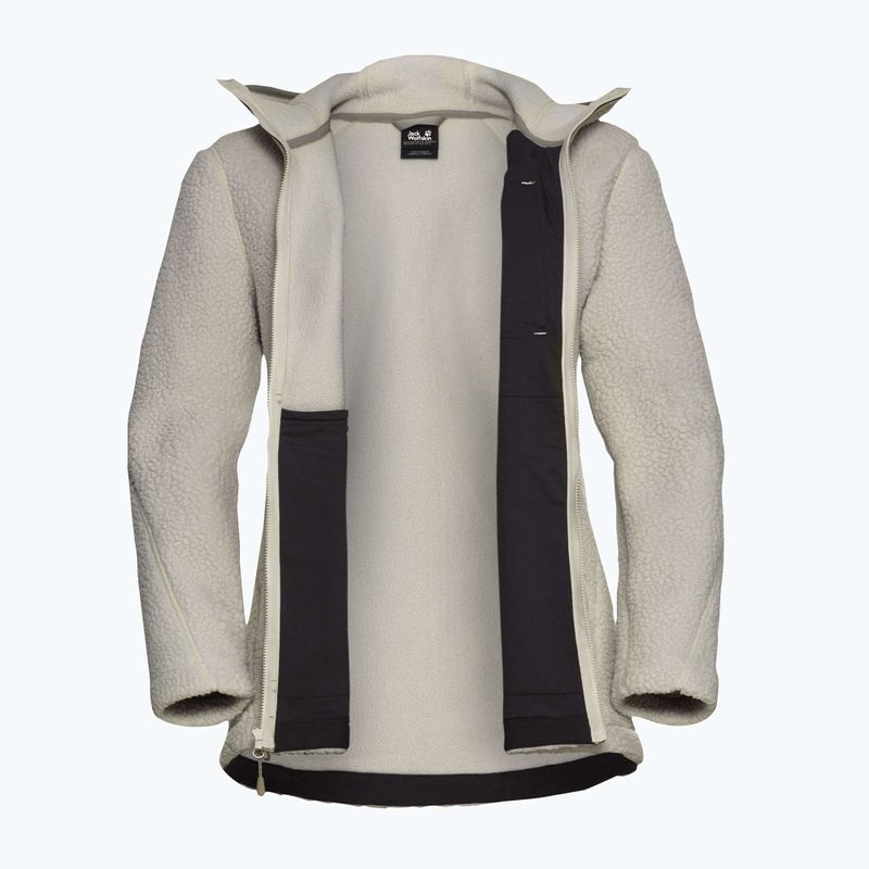 Bluza polarowa damska Jack Wolfskin Cradle Mountain Pile Full Zip pale sand 9
