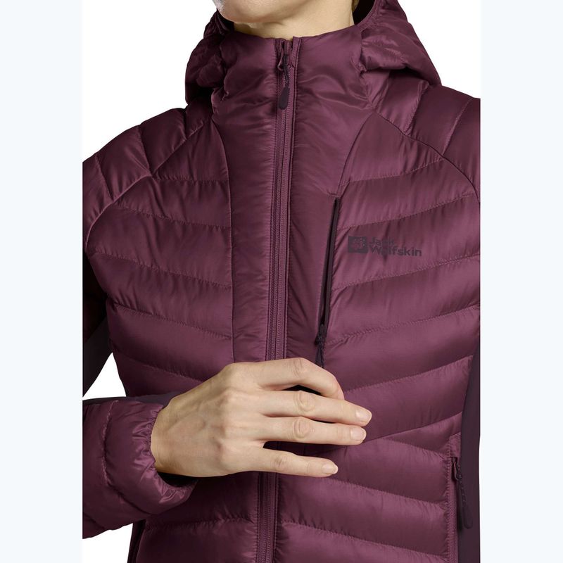 Kurtka ocieplana damska Jack Wolfskin Routeburn Pro Ins raisin 6