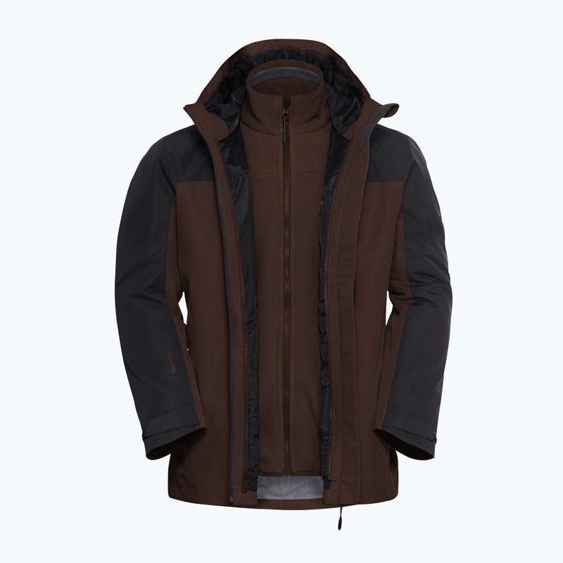 Kurtka 3w1 męska Jack Wolfskin Taubenberg 3In1 hot choc 12