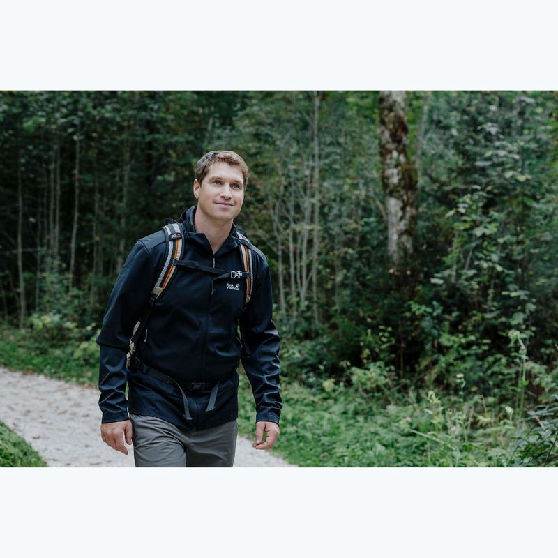 Kurtka softshell męska Jack Wolfskin Skyvail phantom 11