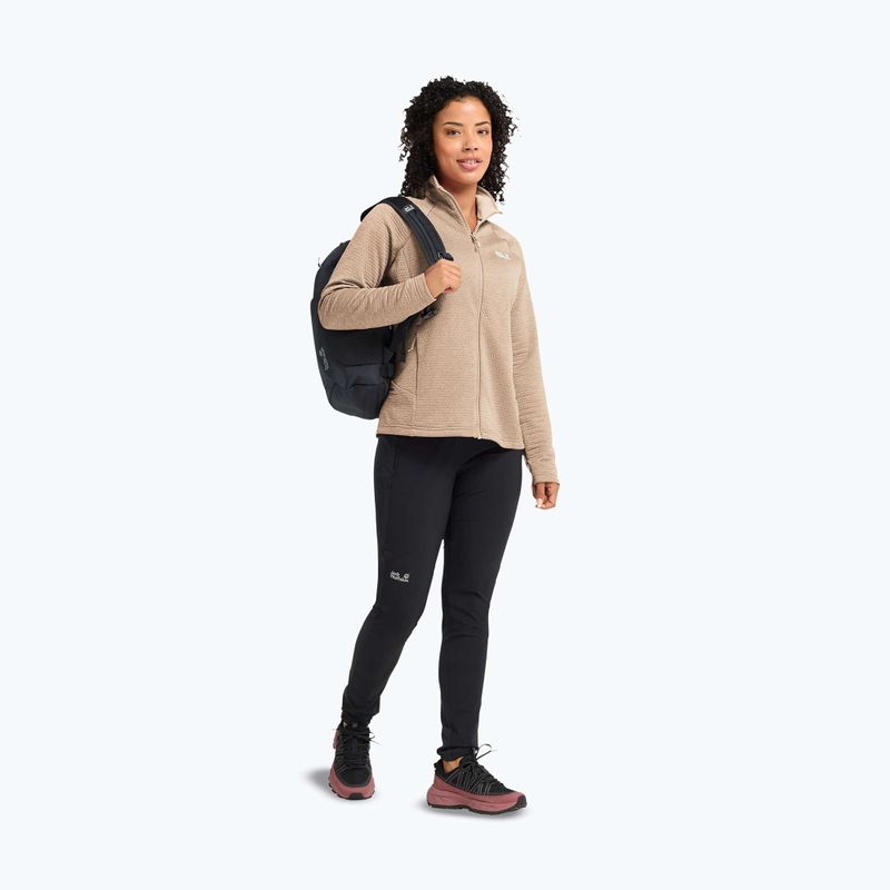Bluza polarowa damska Jack Wolfskin Anytrail Full Zip oat 2