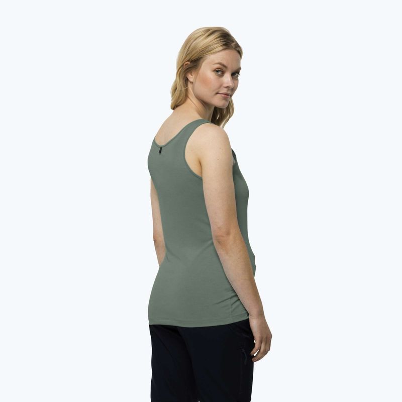 Koszulka trekkingowa damska Jack Wolfskin Pack & Go Tank picnic green 2