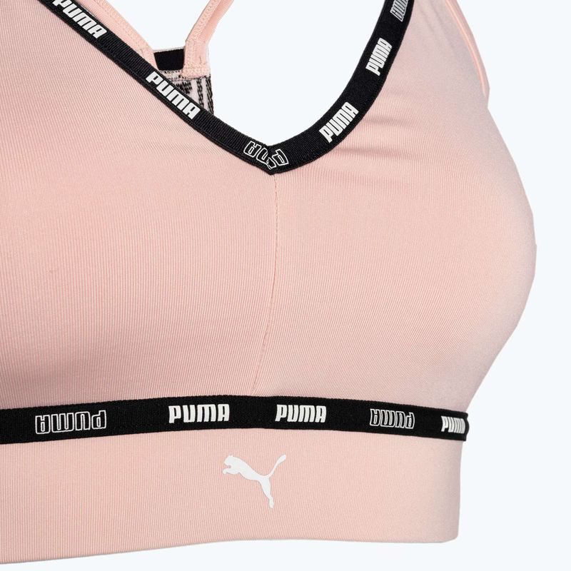 Biustonosz treningowy PUMA Low Impact Strong Strappy rose dust 3