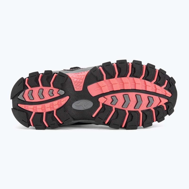 Śniegowce dziecięce KangaROOS K-Robi KTX jet black/daisy pink 4