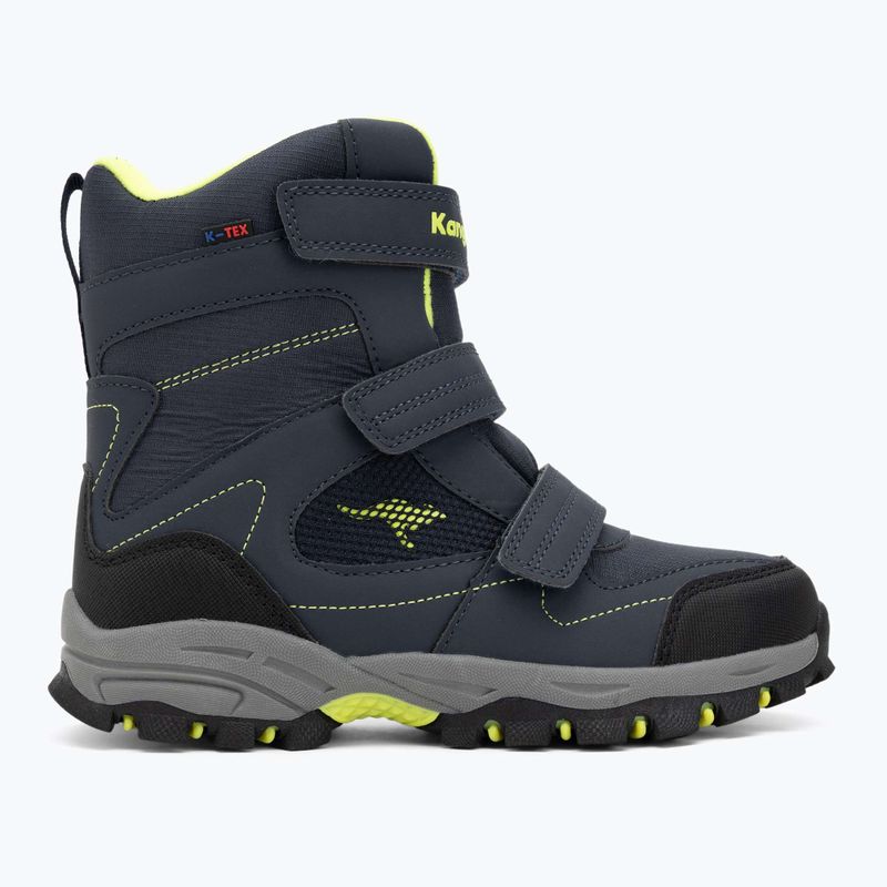 Śniegowce dziecięce KangaROOS K-Robi KTX dark navy/lime 2