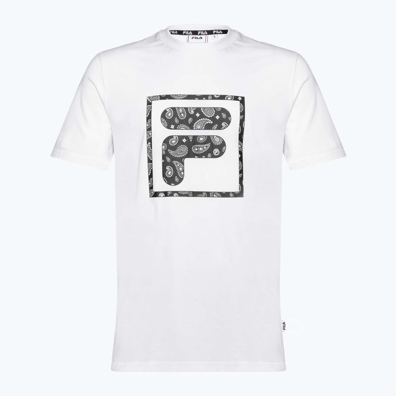 Koszulka męska FILA Longyan Graphic bright white 5