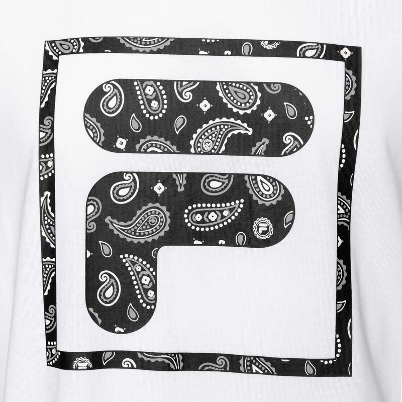 Koszulka męska FILA Longyan Graphic bright white 7