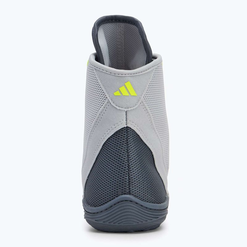 Buty zapaśnicze męskie Adizero team light grey/ team onix/ team sollar yellow 2 6