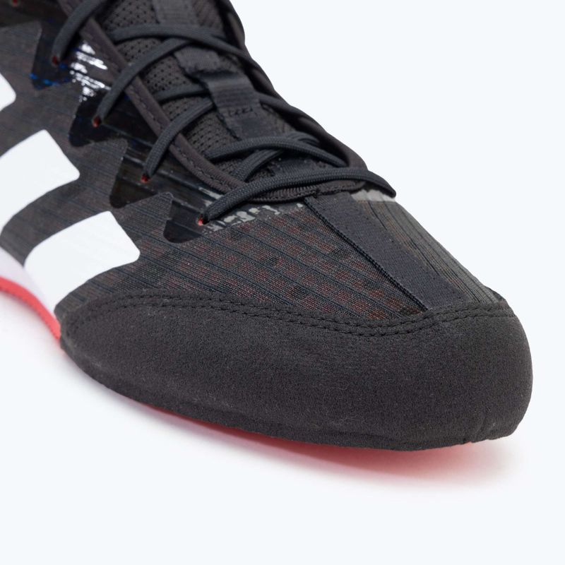 Buty bokserskie adidas Box Hog 4 core black/cloud white/pure ruby 7