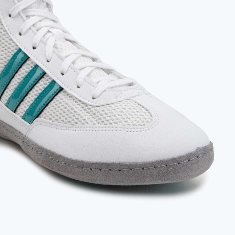 Buty bokserskie adidas Combat Speed.4 footwear white/purple team/grey three 7
