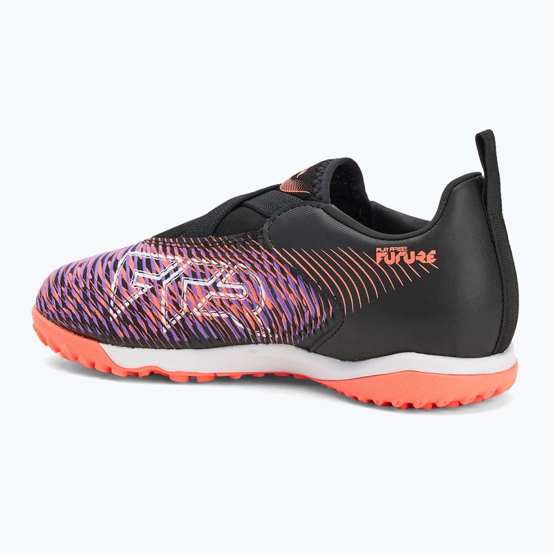 Buty piłkarskie dziecięce PUMA Future 8 Match LL TT + Mid puma black/ puma white/ glowing red 3