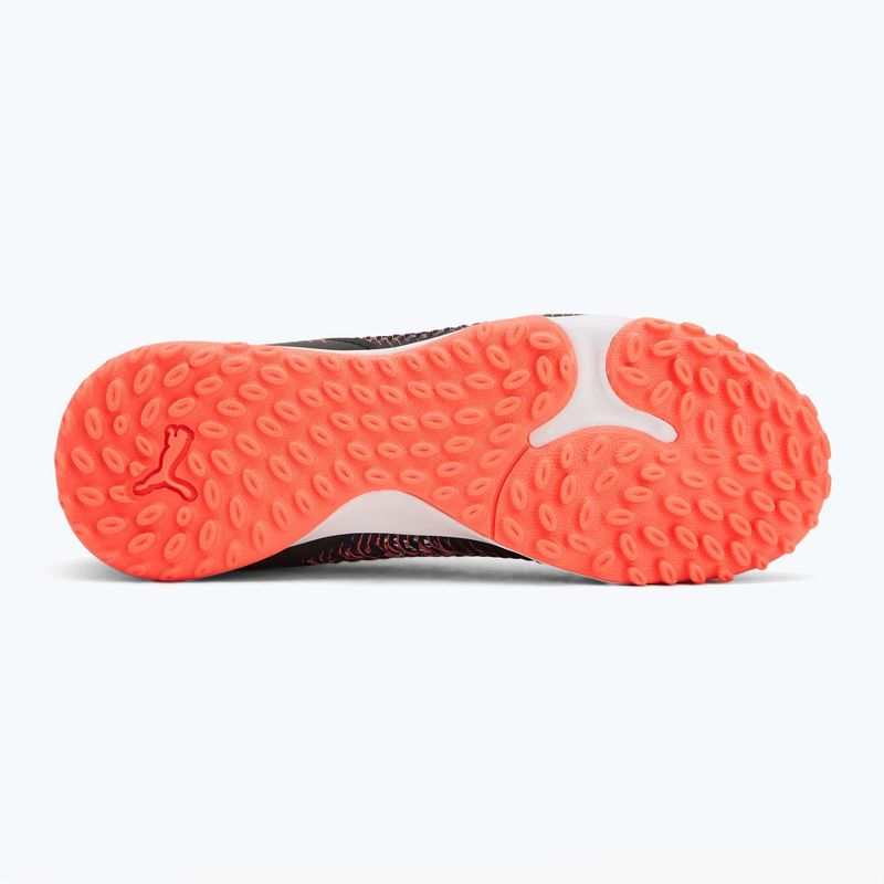 Buty piłkarskie dziecięce PUMA Future 8 Match LL TT + Mid puma black/ puma white/ glowing red 4