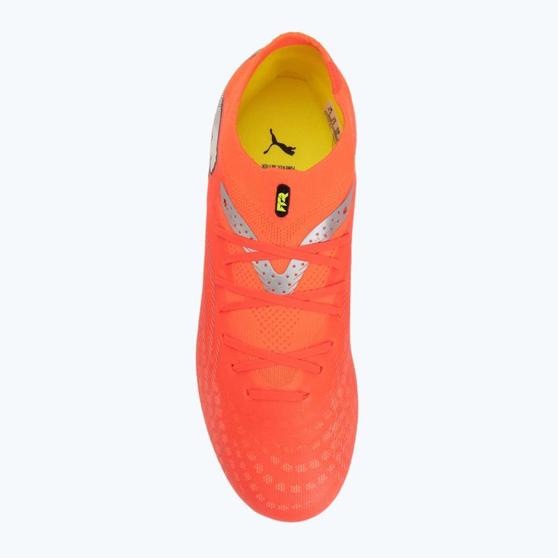 Buty piłkarskie dziecięce PUMA Future 9 Pro FG/AG Jr glowing red/puma white/puma black/puma silver 5