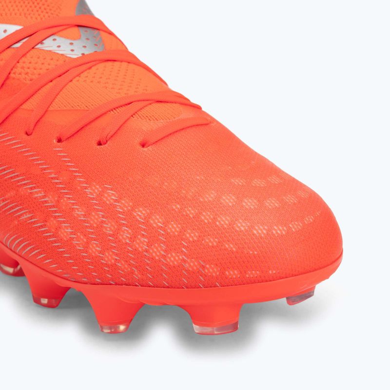Buty piłkarskie dziecięce PUMA Future 9 Pro FG/AG Jr glowing red/puma white/puma black/puma silver 7