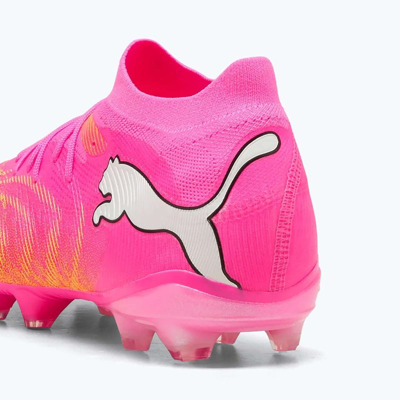 Buty piłkarskie PUMA Future 9 Match FG/AG poison pink/puma wht/sun stream/bright aqua/puma blk 4