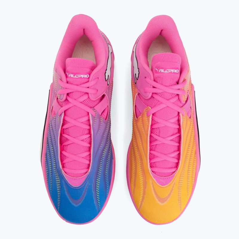 Buty do koszykówki PUMA All-Pro NITRO 2 Elite poision pink/ultra blue/lime squeeze 5
