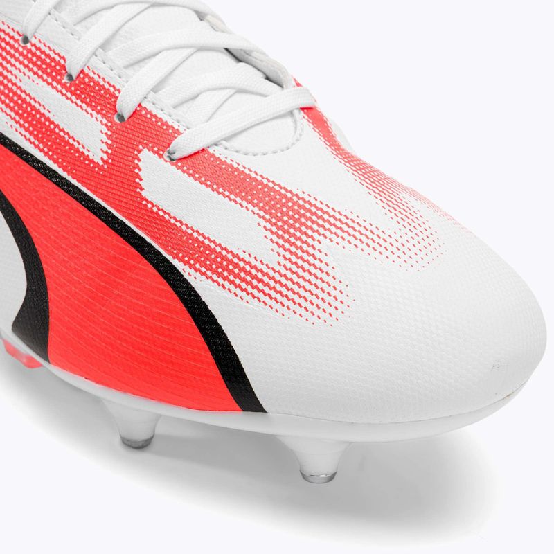 Buty piłkarskie męskie PUMA Ultra Play MXSG puma white/puma black/fire orchid 7