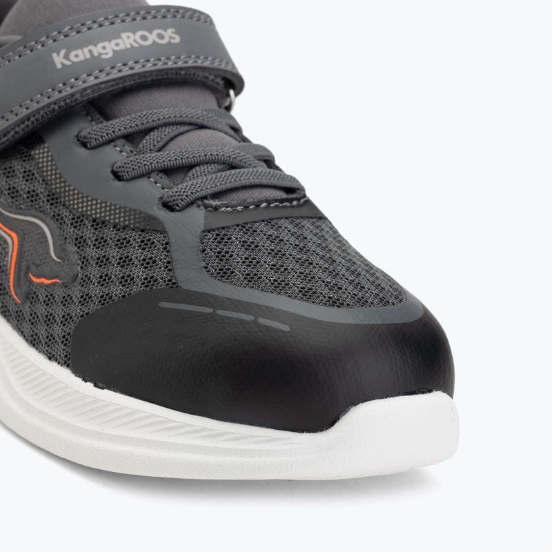 Buty dziecięce KangaROOS K-RDI Pebble EV steel grey/neon orange 7
