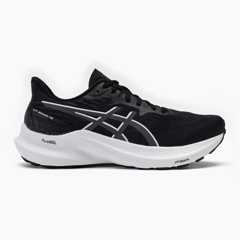 Buty do biegania damskie ASICS GT-2000 12 black/carrier grey 2