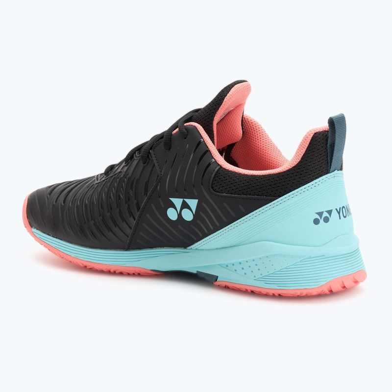 Buty do tenisa męskie YONEX Sonicage 3 CL black/sky blue 3
