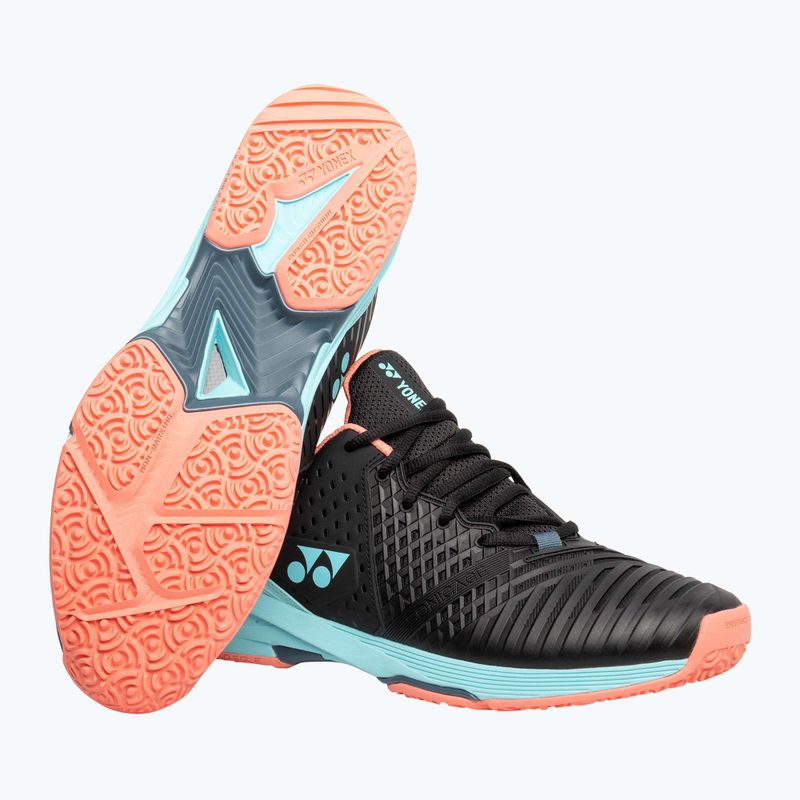 Buty do tenisa męskie YONEX Sonicage 3 CL black/sky blue 12