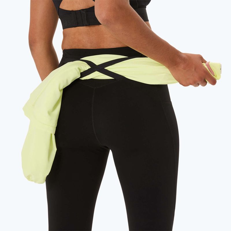 Legginsy do biegania damskie ASICS Nagino Run Adjustable Tight performance black 9