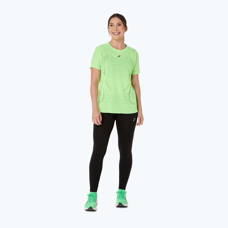 Koszulka do biegania damska ASICS Metarun Top illuminate green 2