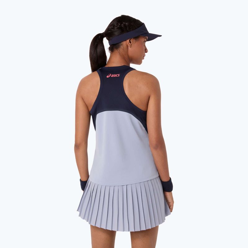 Koszulka tenisowa damska ASICS Match Tank W grey/blue 3