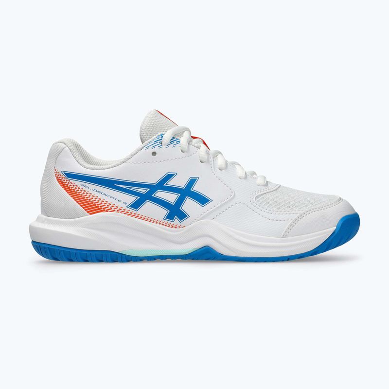 Buty do tenisa dziecięce ASICS Gel-Dedicate 9 GS white/directoire blue 2