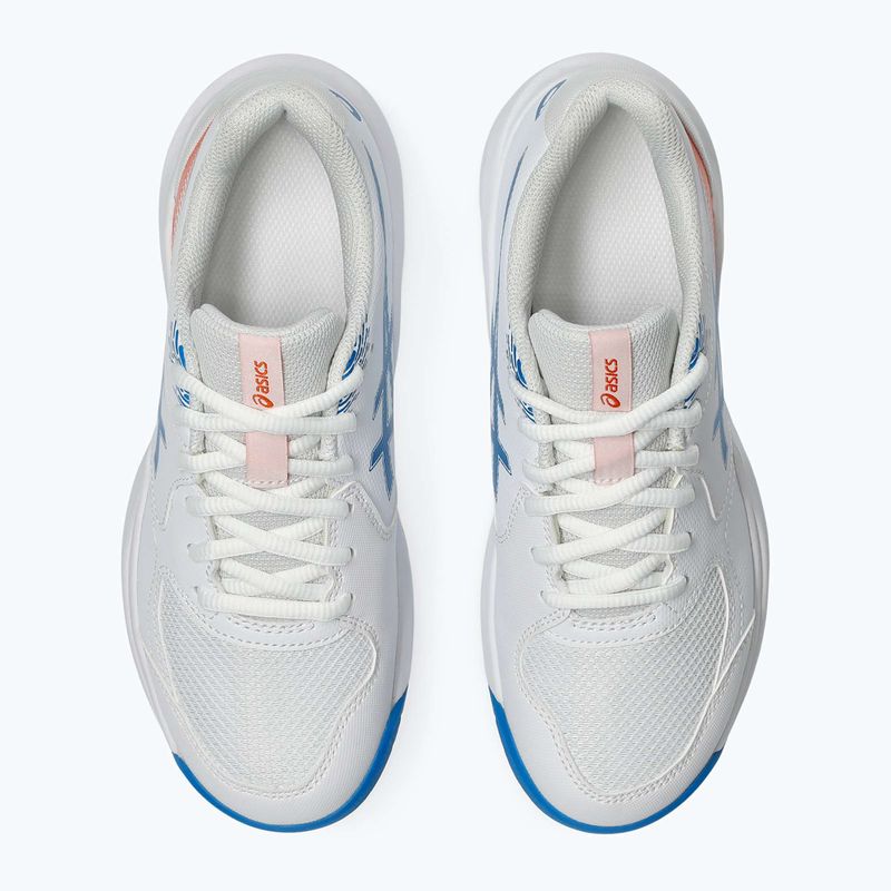 Buty do tenisa dziecięce ASICS Gel-Dedicate 9 GS white/directoire blue 5