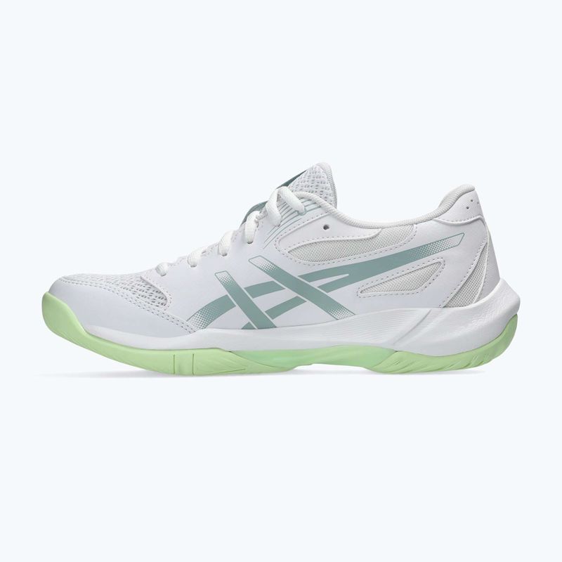 Buty do siatkówki damskie ASICS Gel-Rocket 12 white/ocean haze 10