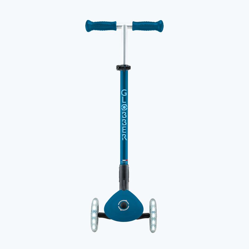 Hulajnoga trójkołowa dziecięca Globber Primo Foldable Plus Lights petrol blue 4